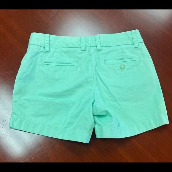J. Crew Broken In Mint Chino Shorts sz 2 EUC - Picture 2 of 3
